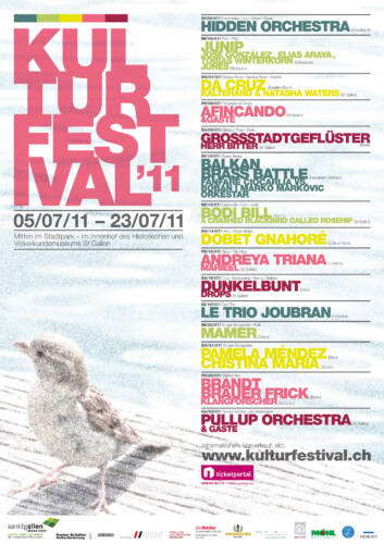 Kultur Festival 11 Plakat A2 Pfade